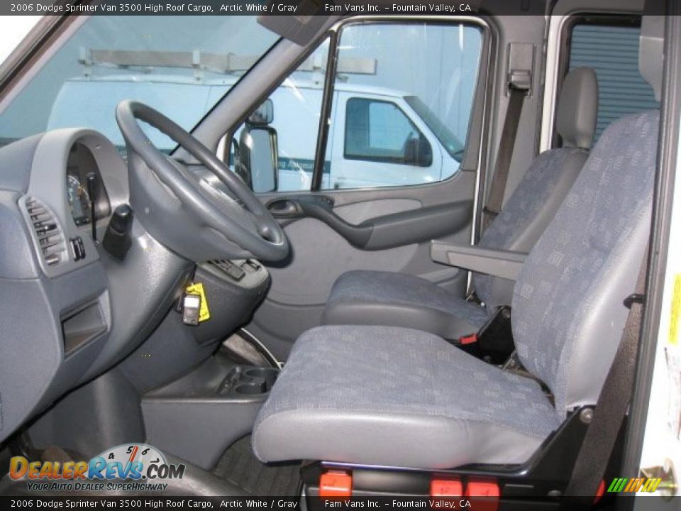 Gray Interior - 2006 Dodge Sprinter Van 3500 High Roof Cargo Photo #7
