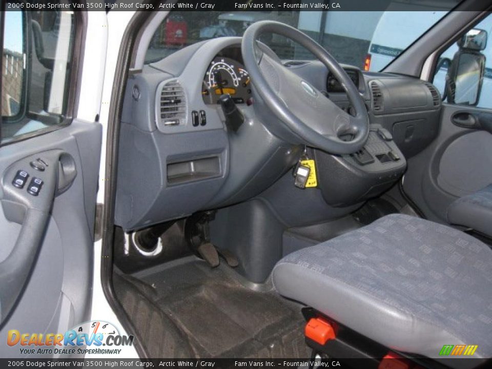 Gray Interior - 2006 Dodge Sprinter Van 3500 High Roof Cargo Photo #8