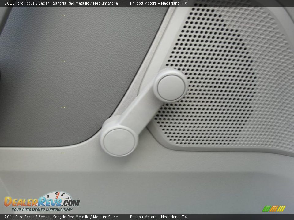 2011 Ford Focus S Sedan Sangria Red Metallic / Medium Stone Photo #20