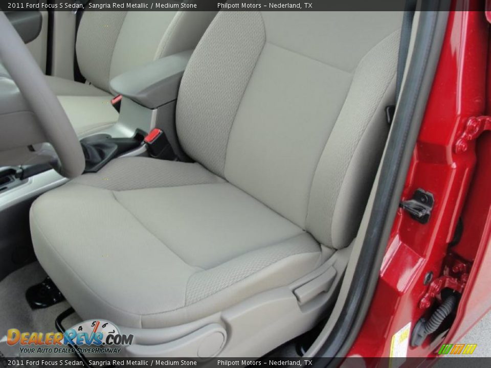 Medium Stone Interior - 2011 Ford Focus S Sedan Photo #22