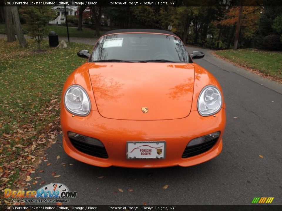 2008 Porsche Boxster Limited Edition Orange / Black Photo #2