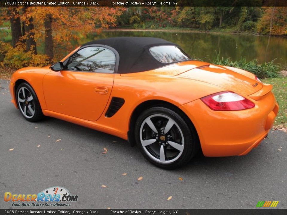 2008 Porsche Boxster Limited Edition Orange / Black Photo #4