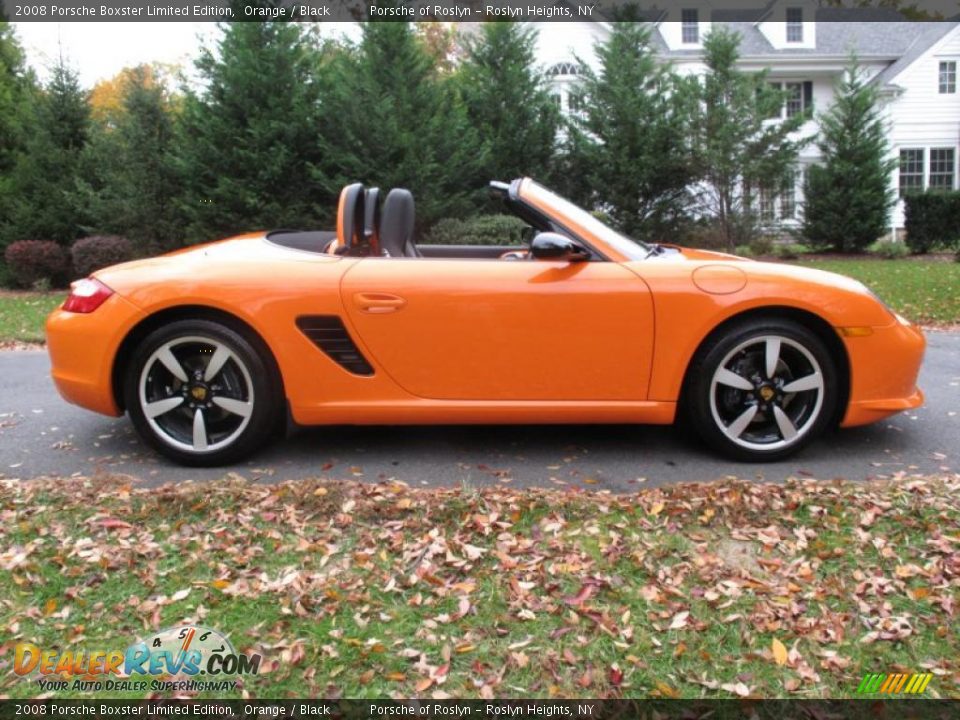 2008 Porsche Boxster Limited Edition Orange / Black Photo #7