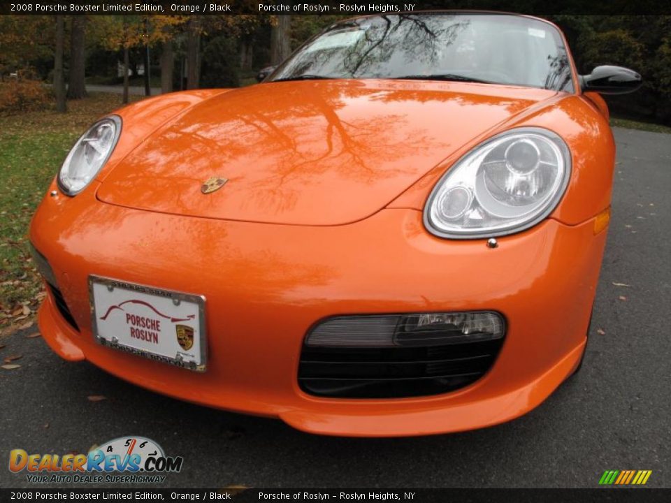 2008 Porsche Boxster Limited Edition Orange / Black Photo #9