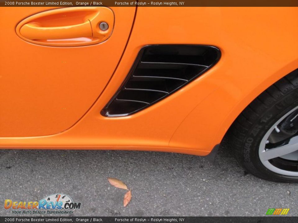 2008 Porsche Boxster Limited Edition Orange / Black Photo #12