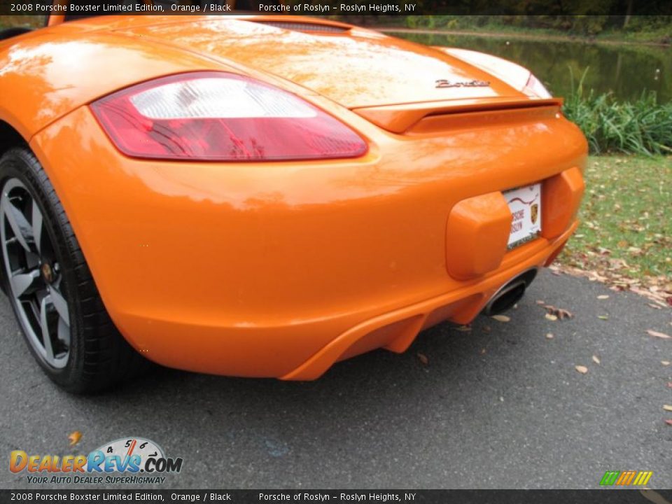 2008 Porsche Boxster Limited Edition Orange / Black Photo #13