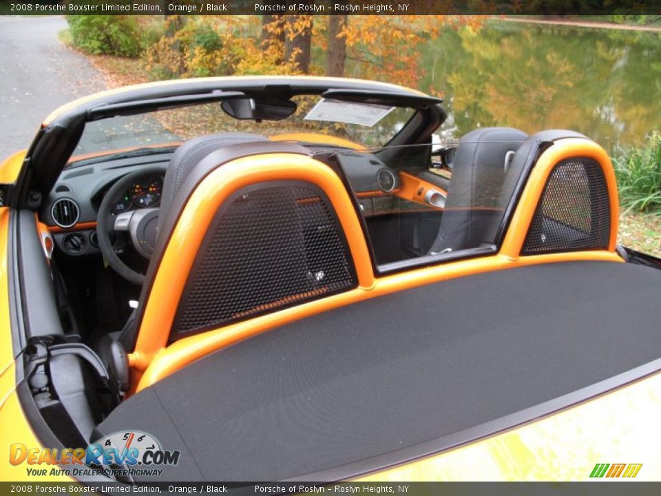 2008 Porsche Boxster Limited Edition Orange / Black Photo #14