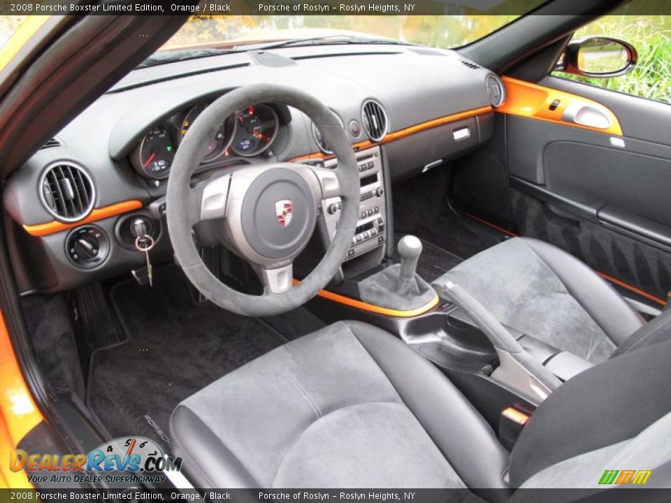 Black Interior - 2008 Porsche Boxster Limited Edition Photo #15