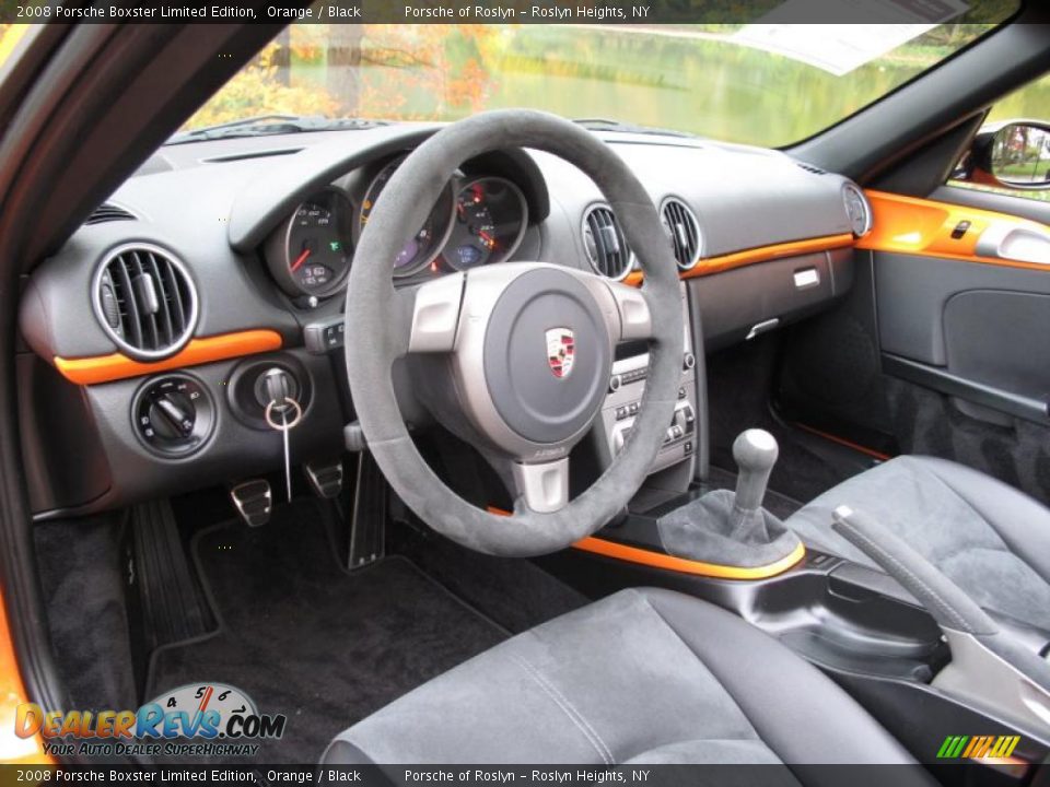 Black Interior - 2008 Porsche Boxster Limited Edition Photo #22