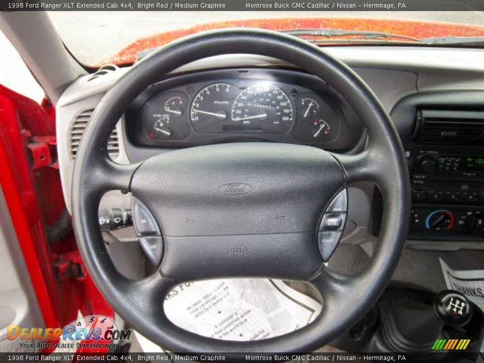 1998 Ford Ranger XLT Extended Cab 4x4 Steering Wheel Photo #24