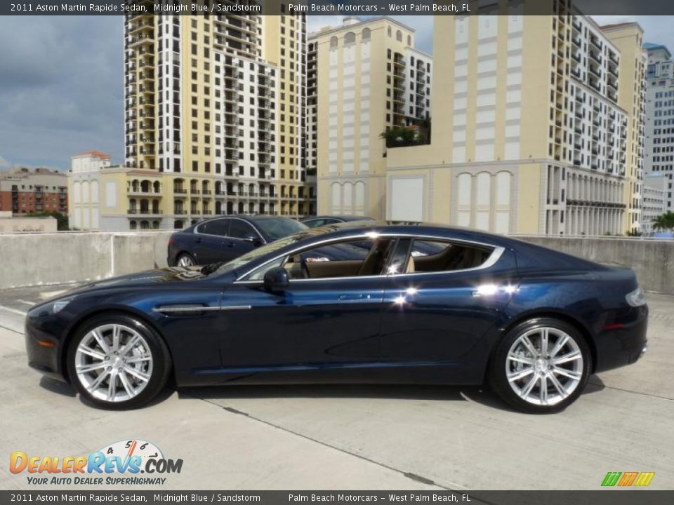 Midnight Blue 2011 Aston Martin Rapide Sedan Photo #4