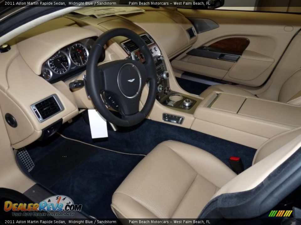 Sandstorm Interior - 2011 Aston Martin Rapide Sedan Photo #9