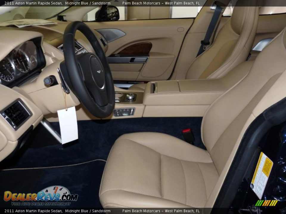 Sandstorm Interior - 2011 Aston Martin Rapide Sedan Photo #10