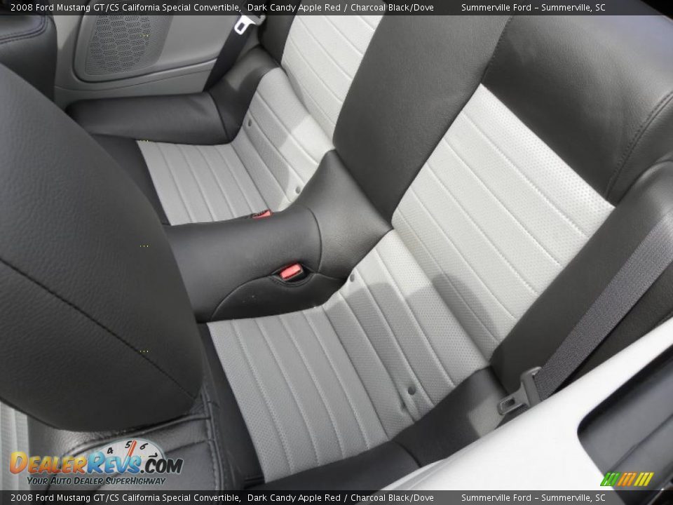 2008 Ford Mustang GT/CS California Special Convertible Dark Candy Apple Red / Charcoal Black/Dove Photo #5
