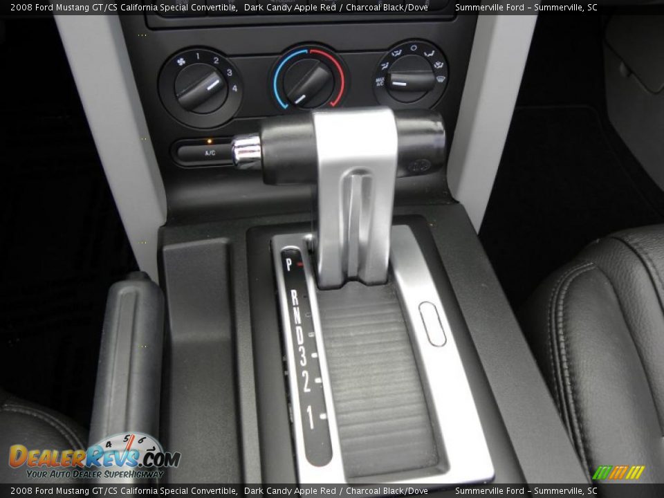 2008 Ford Mustang GT/CS California Special Convertible Dark Candy Apple Red / Charcoal Black/Dove Photo #17