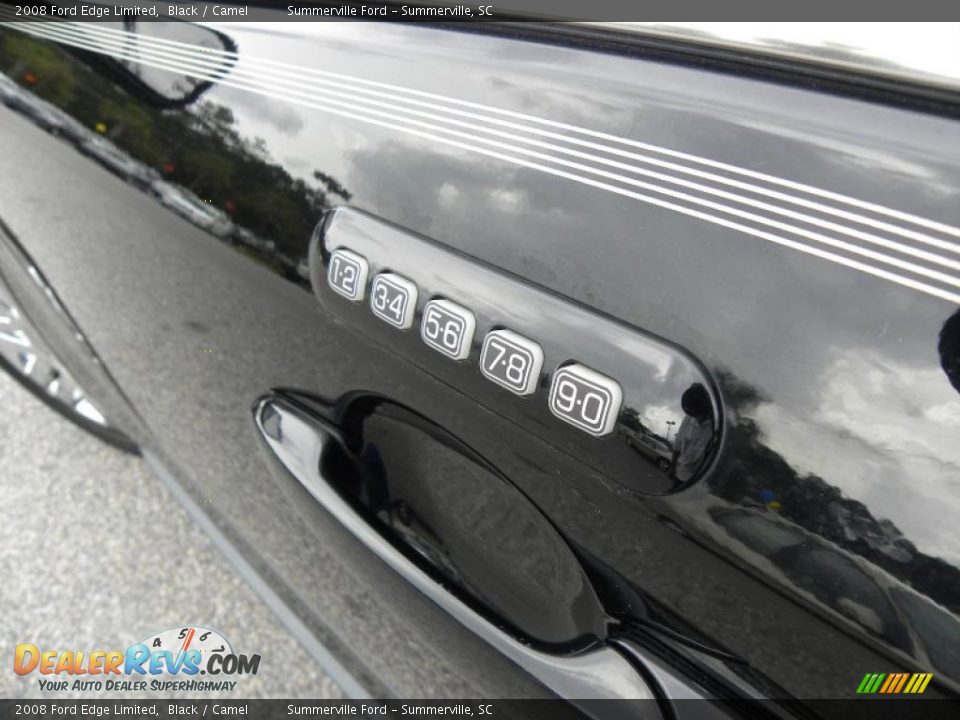 2008 Ford Edge Limited Black / Camel Photo #3