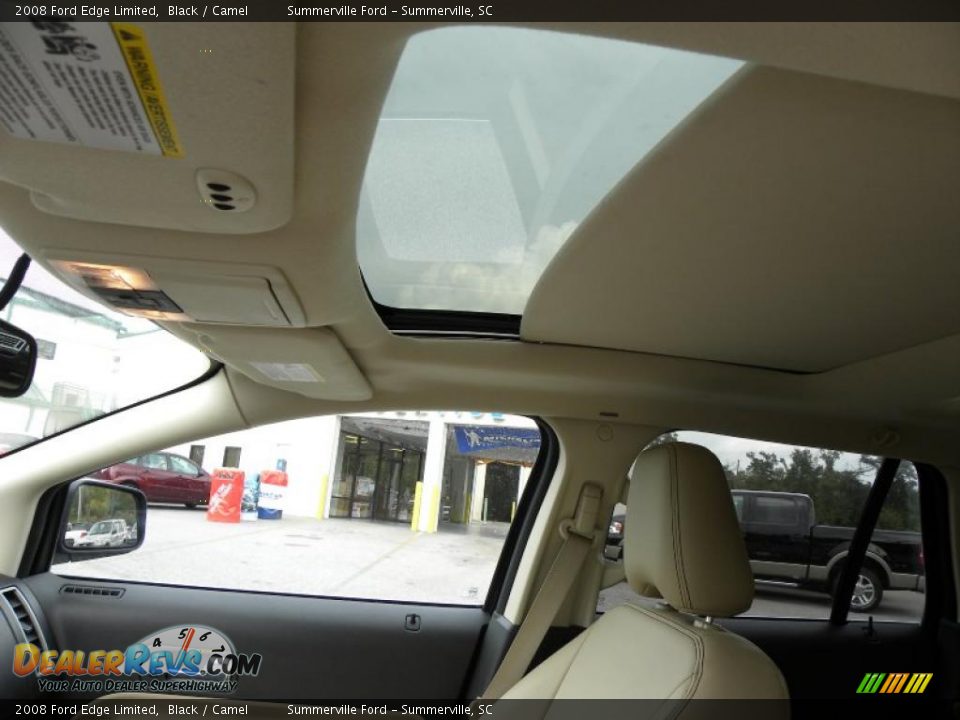 2008 Ford Edge Limited Black / Camel Photo #5