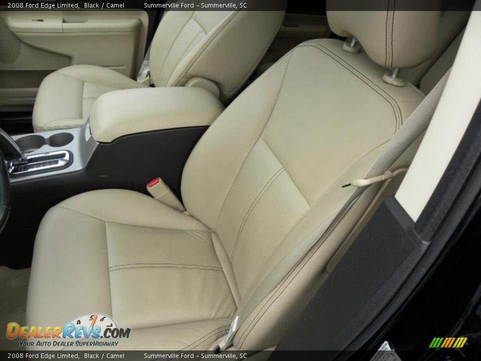 2008 Ford Edge Limited Black / Camel Photo #6