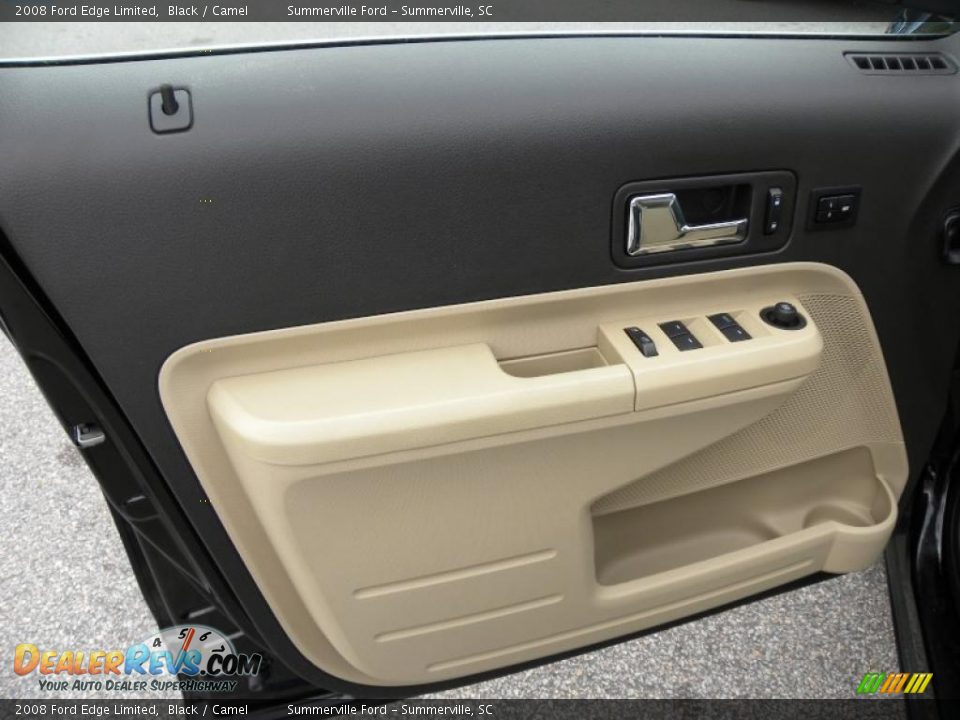 2008 Ford Edge Limited Black / Camel Photo #7