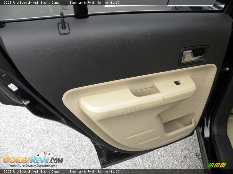 2008 Ford Edge Limited Black / Camel Photo #9