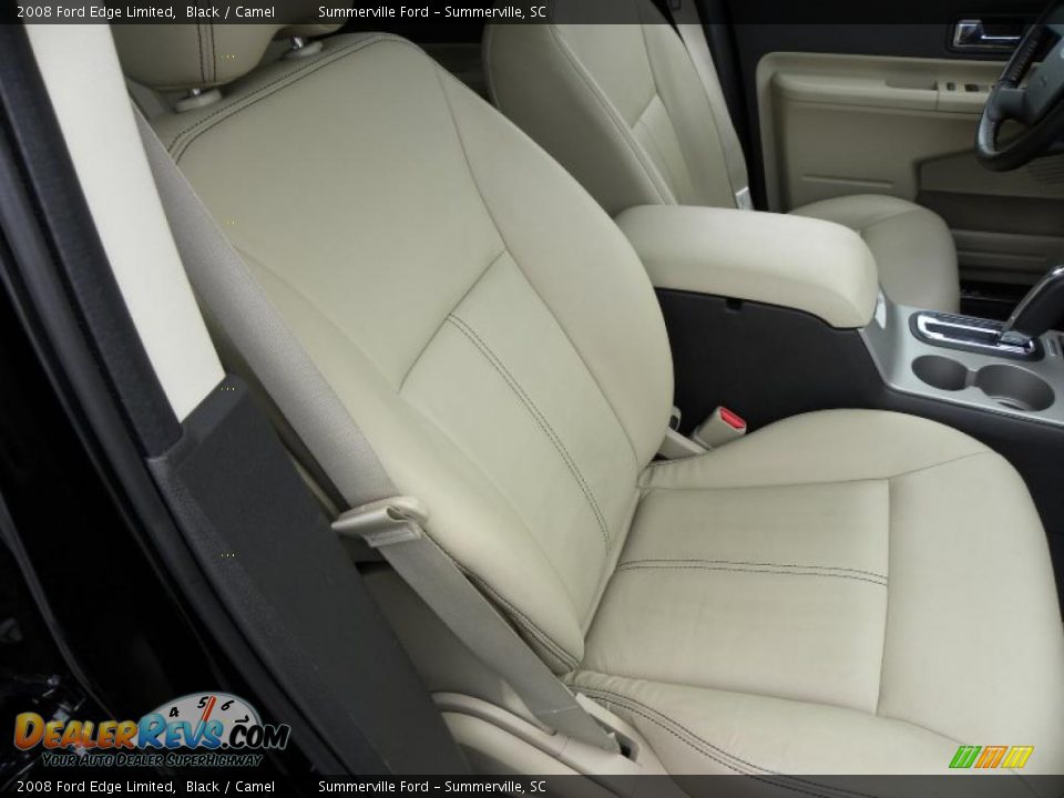 2008 Ford Edge Limited Black / Camel Photo #10
