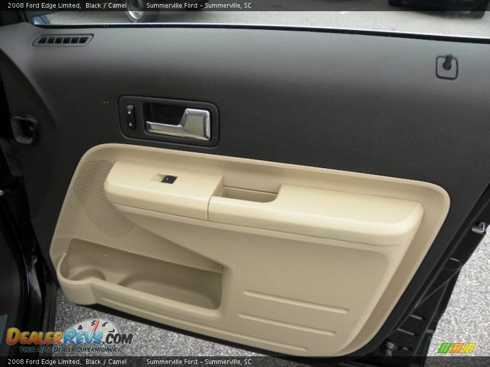 2008 Ford Edge Limited Black / Camel Photo #11