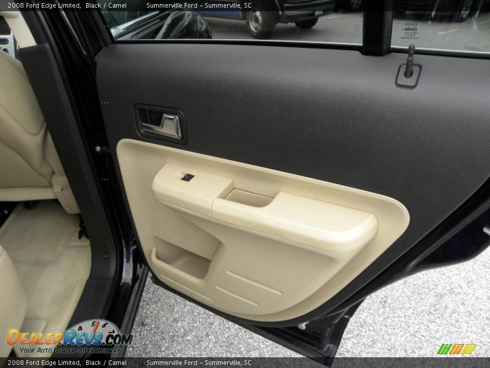 2008 Ford Edge Limited Black / Camel Photo #13