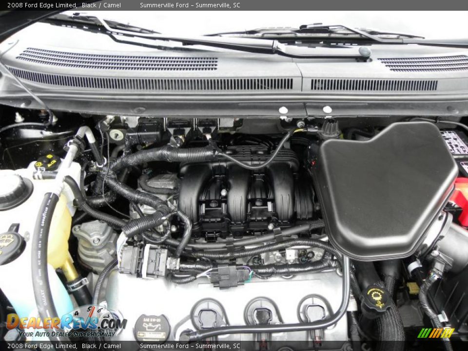 2008 Ford Edge Limited Black / Camel Photo #20