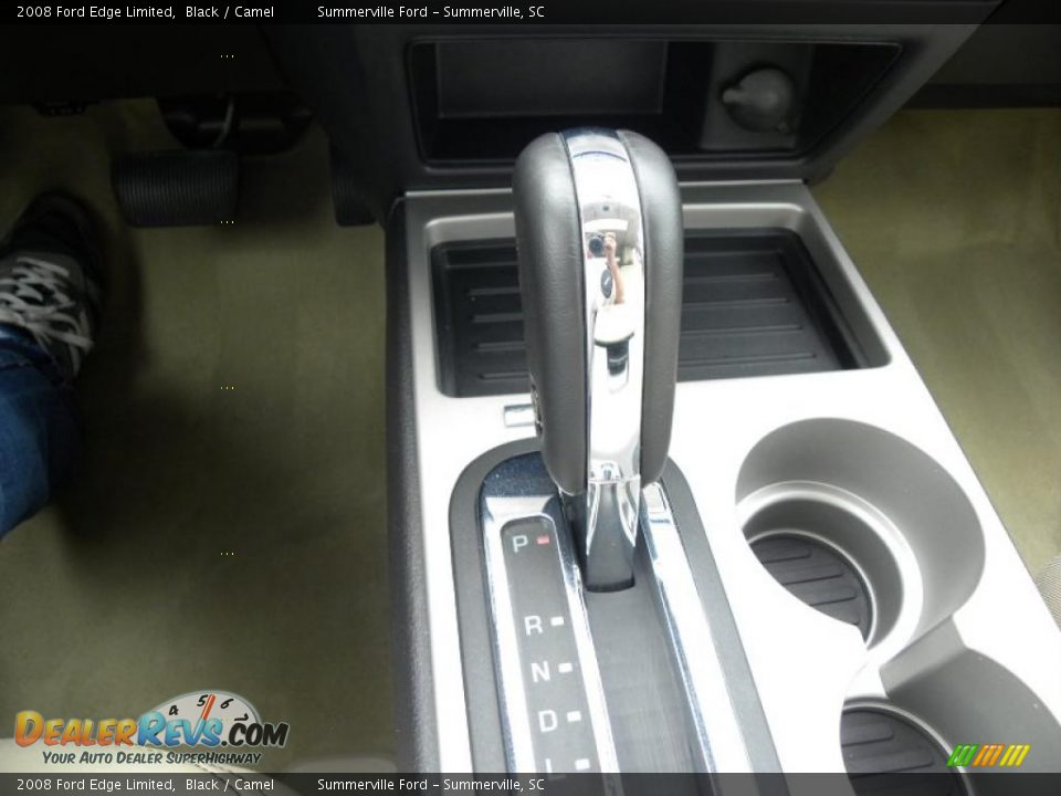 2008 Ford Edge Limited Black / Camel Photo #21