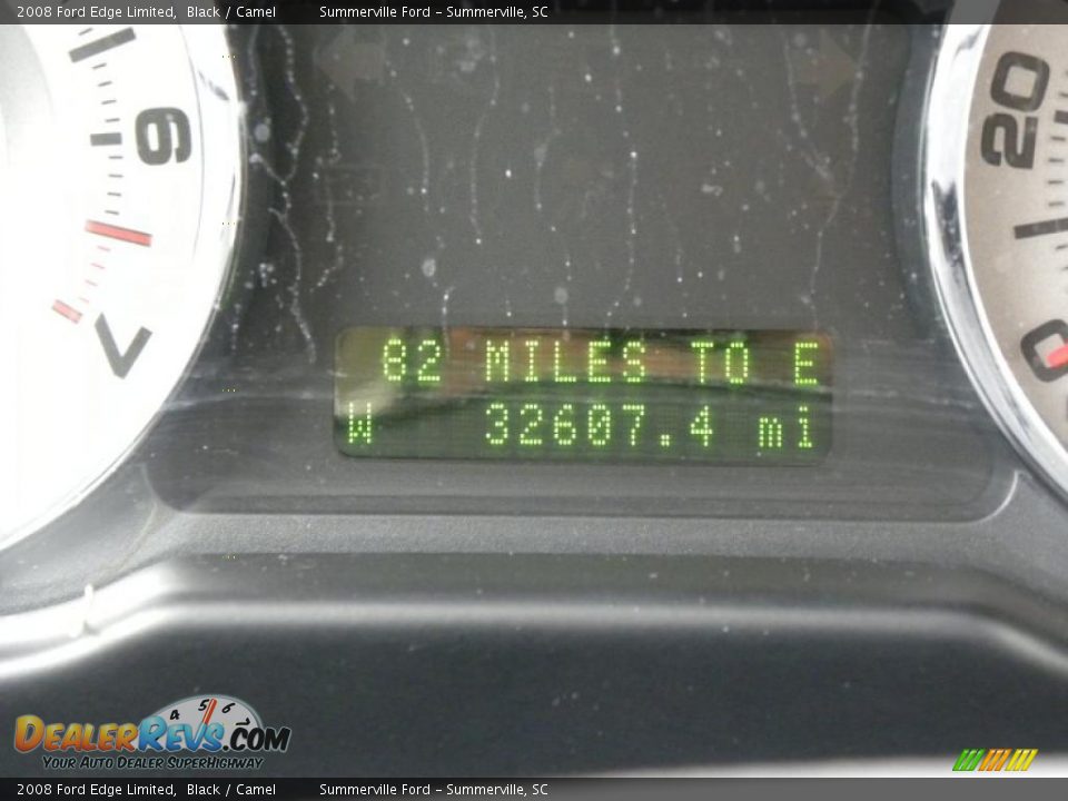 2008 Ford Edge Limited Black / Camel Photo #25