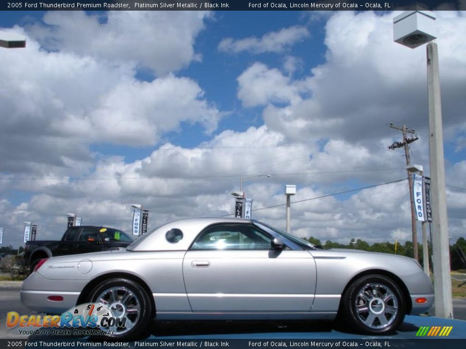 Platinum Silver Metallic 2005 Ford Thunderbird Premium Roadster Photo #6