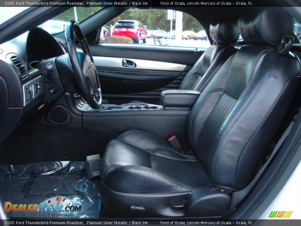 Black Ink Interior - 2005 Ford Thunderbird Premium Roadster Photo #13