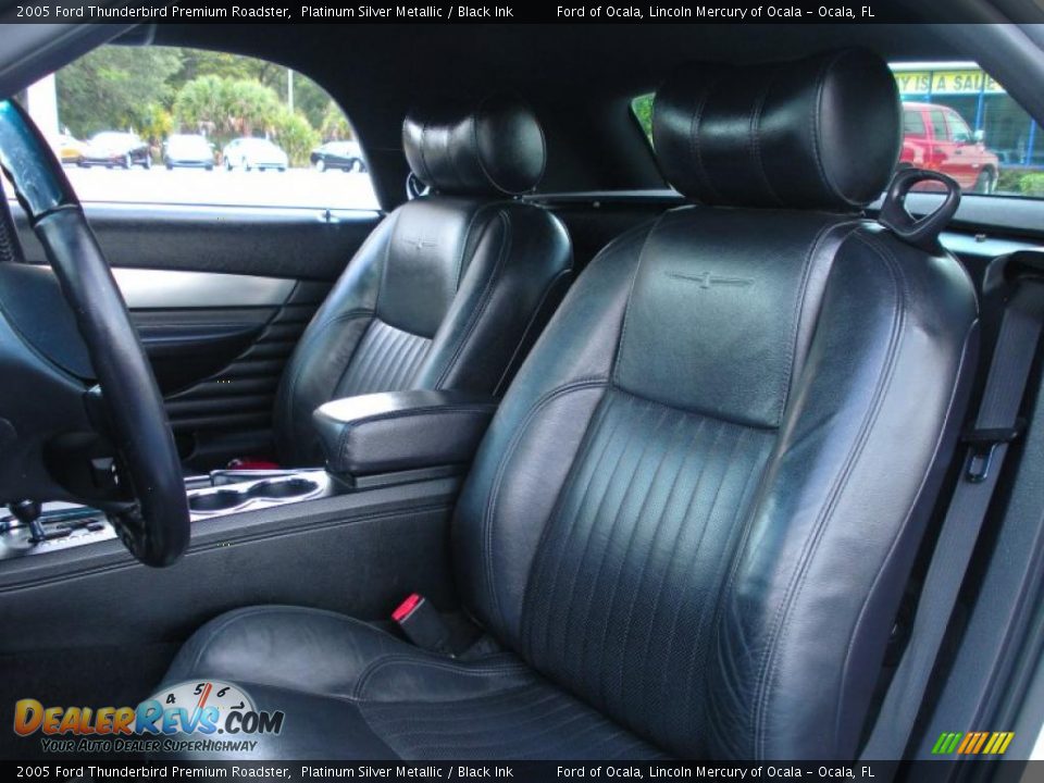 Black Ink Interior - 2005 Ford Thunderbird Premium Roadster Photo #14