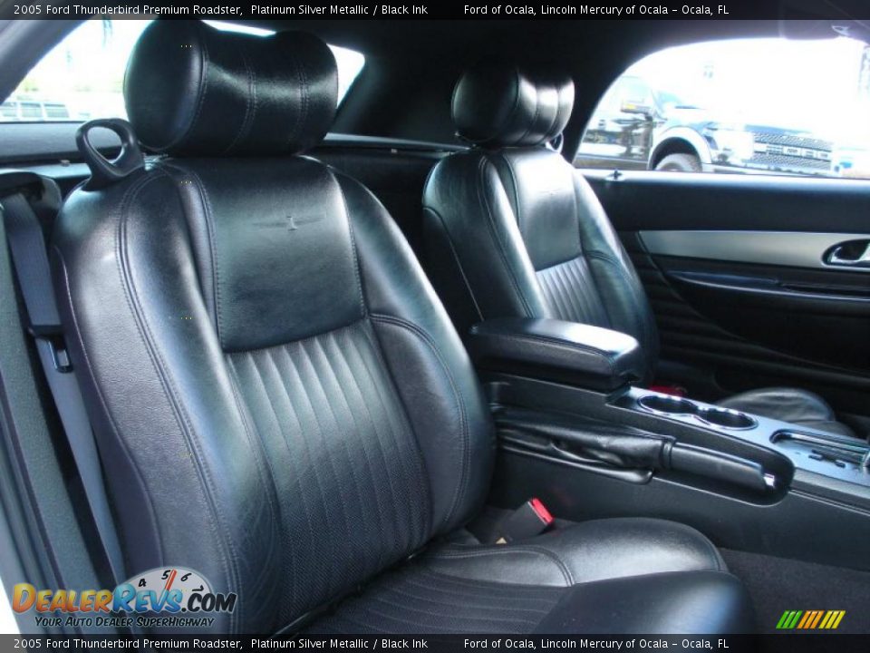 Black Ink Interior - 2005 Ford Thunderbird Premium Roadster Photo #16