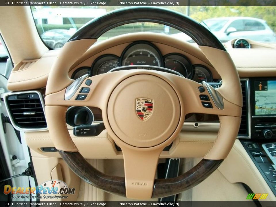 2011 Porsche Panamera Turbo Steering Wheel Photo #15