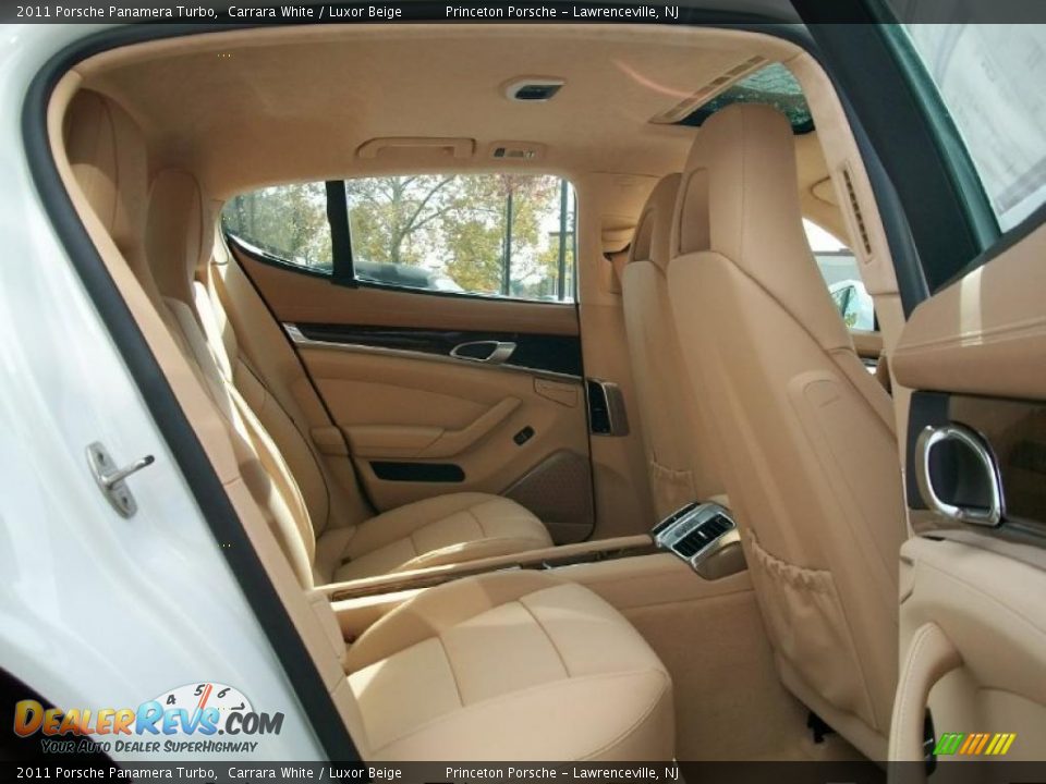 Luxor Beige Interior - 2011 Porsche Panamera Turbo Photo #25