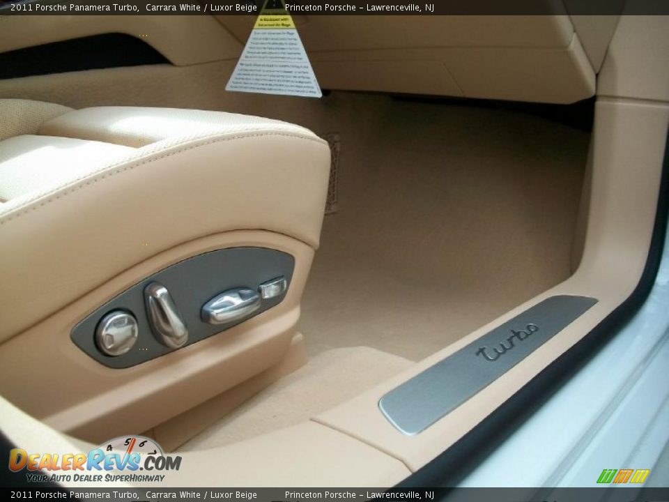 Luxor Beige Interior - 2011 Porsche Panamera Turbo Photo #28