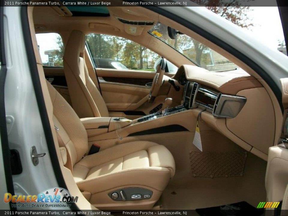 Luxor Beige Interior - 2011 Porsche Panamera Turbo Photo #29