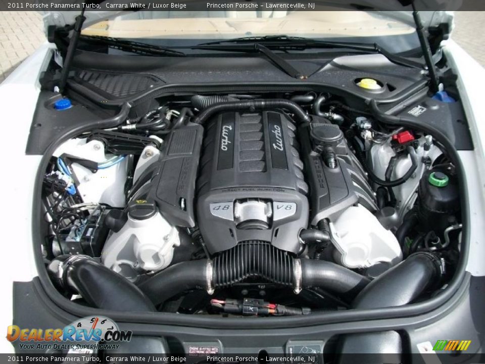 2011 Porsche Panamera Turbo 4.8 Liter DFI Twin-Turbocharged DOHC 32-Valve VarioCam Plus V8 Engine Photo #30