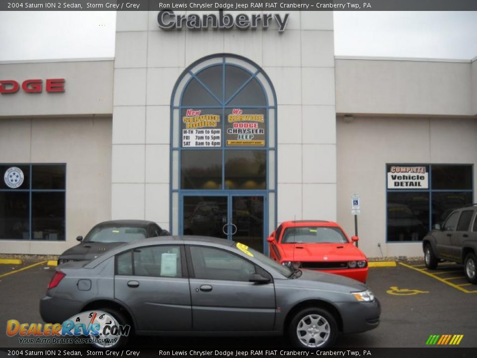 2004 Saturn ION 2 Sedan Storm Grey / Grey Photo #1