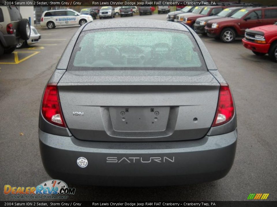 2004 Saturn ION 2 Sedan Storm Grey / Grey Photo #3