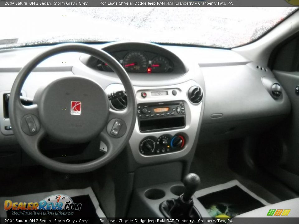 Grey Interior - 2004 Saturn ION 2 Sedan Photo #11