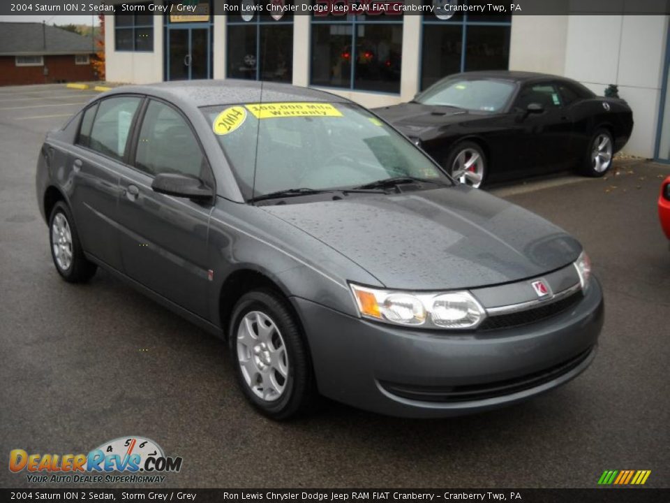 2004 Saturn ION 2 Sedan Storm Grey / Grey Photo #20