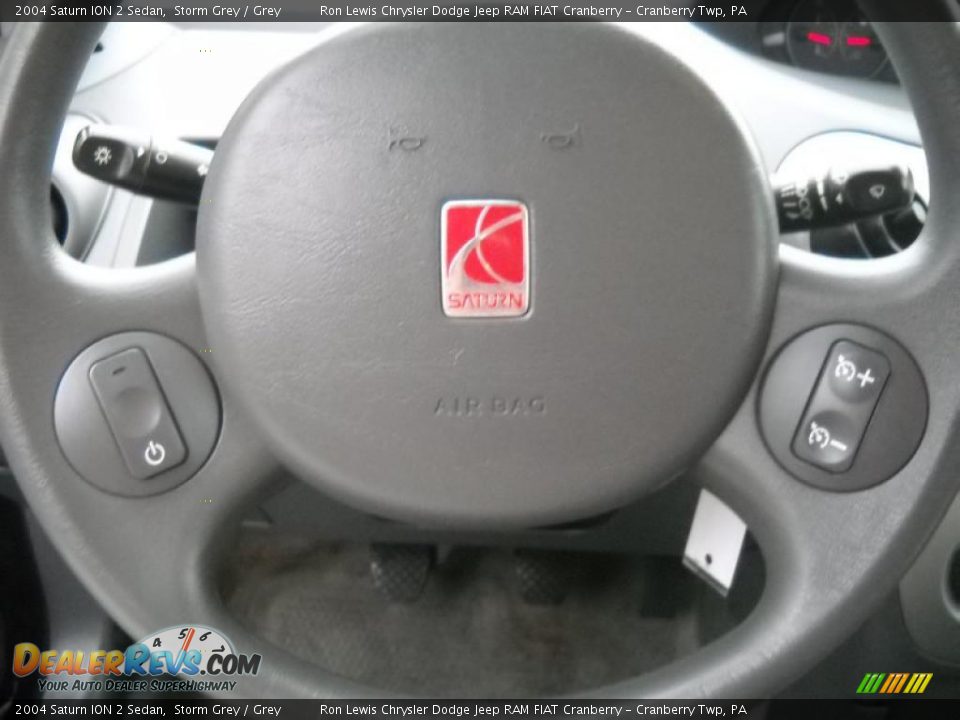 2004 Saturn ION 2 Sedan Storm Grey / Grey Photo #24