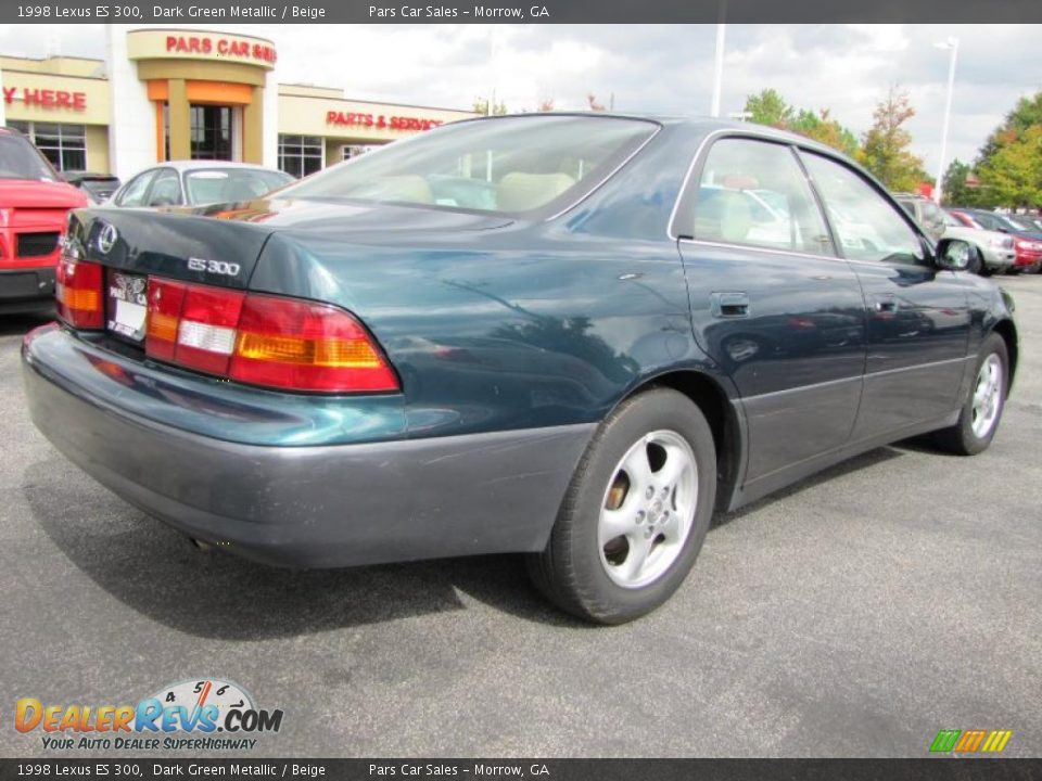 1998 Lexus ES 300 Dark Green Metallic / Beige Photo 3