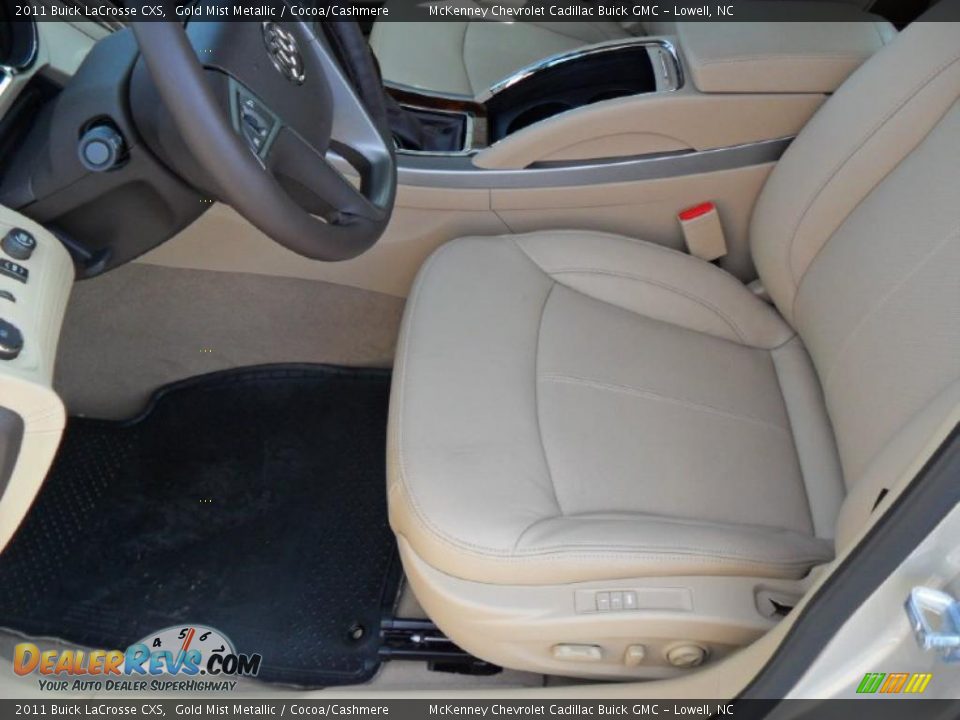 2011 Buick LaCrosse CXS Gold Mist Metallic / Cocoa/Cashmere Photo #7