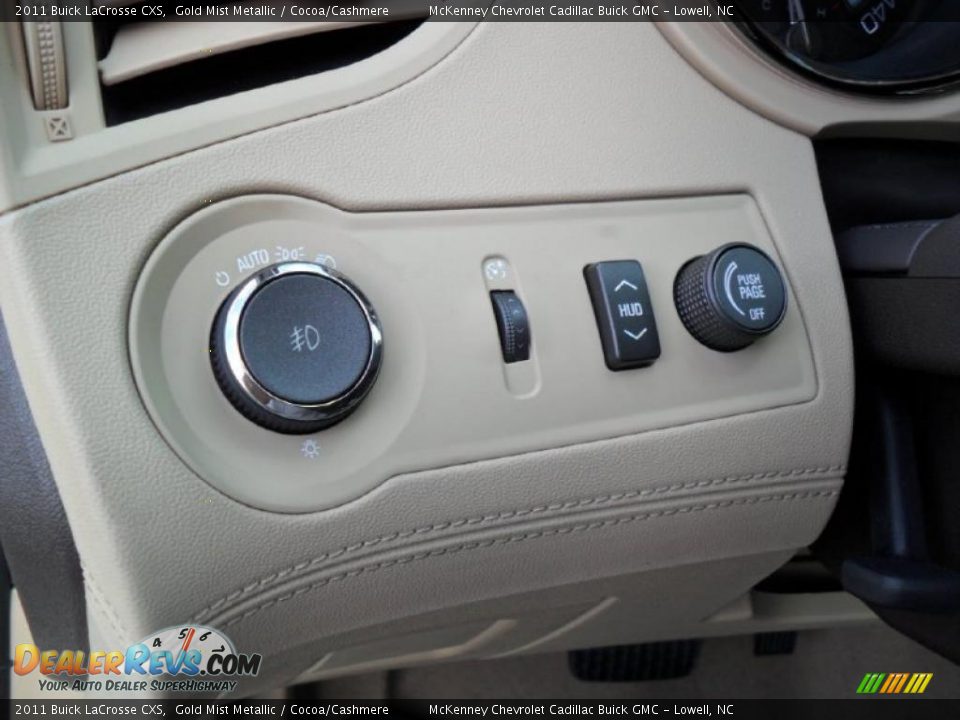 Controls of 2011 Buick LaCrosse CXS Photo #11