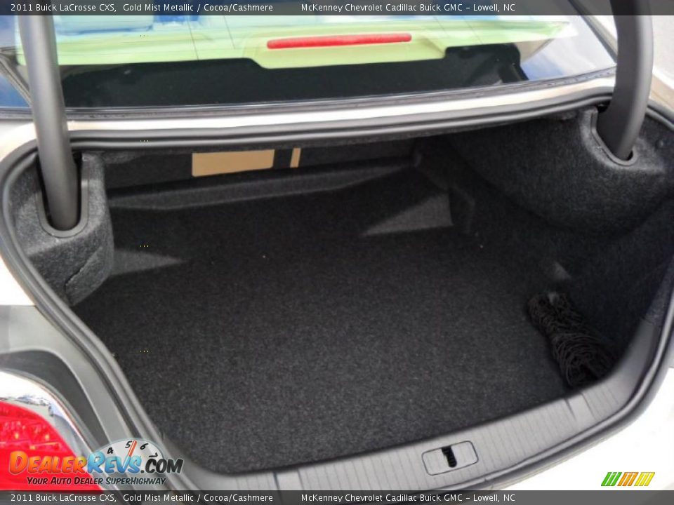 2011 Buick LaCrosse CXS Trunk Photo #19