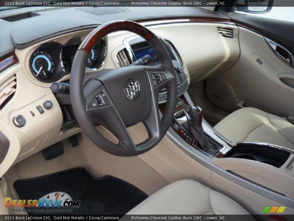 Cocoa/Cashmere Interior - 2011 Buick LaCrosse CXS Photo #27