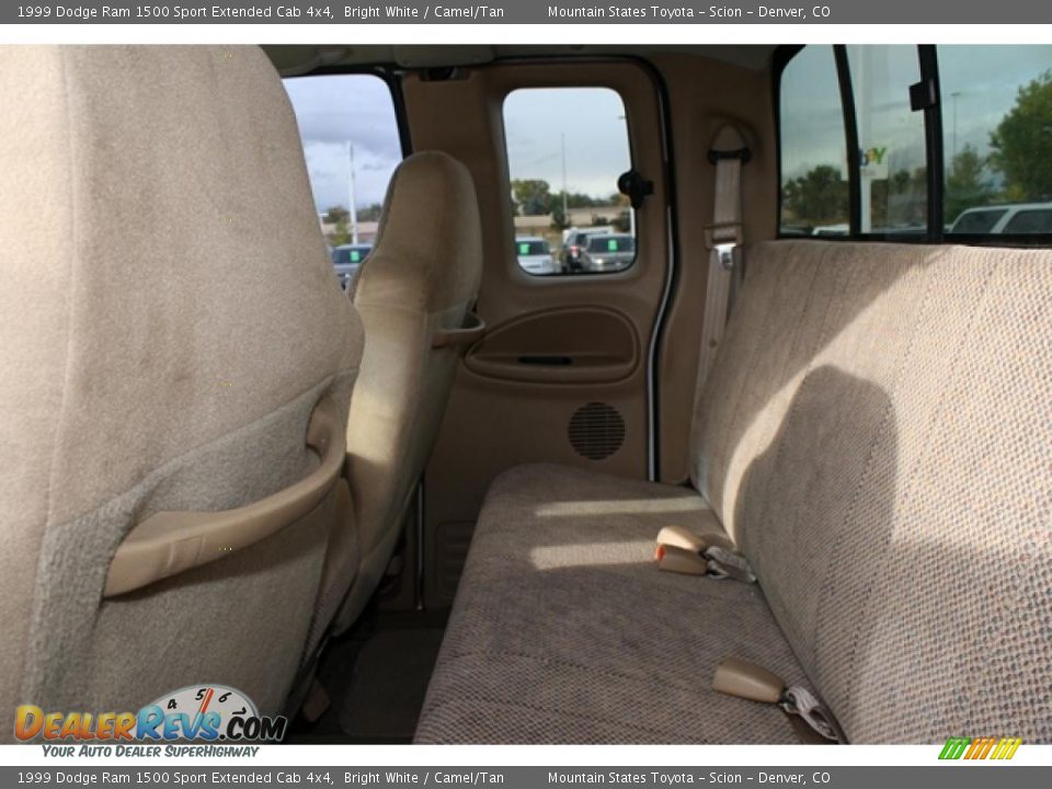 Camel/Tan Interior - 1999 Dodge Ram 1500 Sport Extended Cab 4x4 Photo #10
